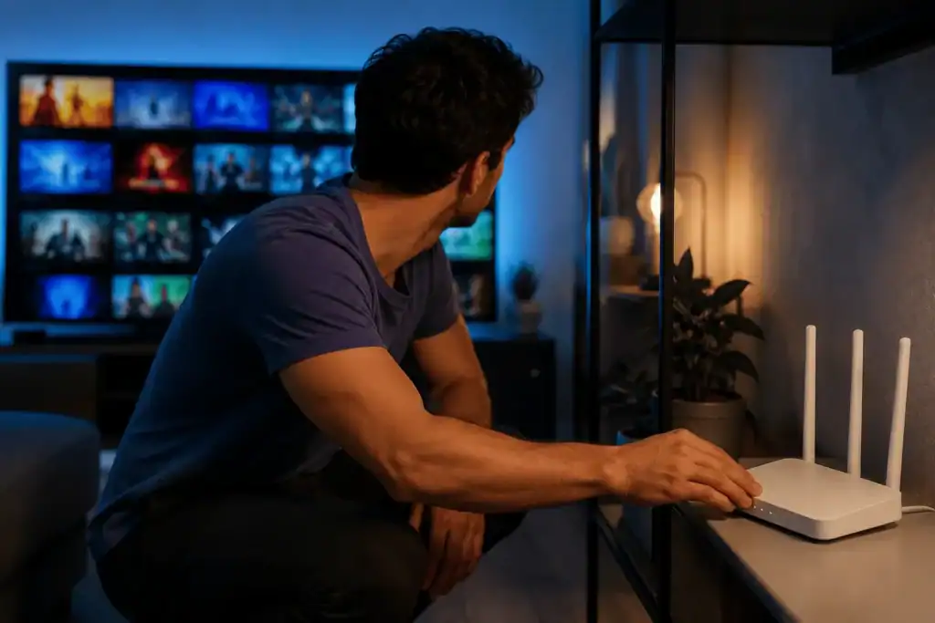 Checking a Wi-Fi router to fix IPTV streaming problems