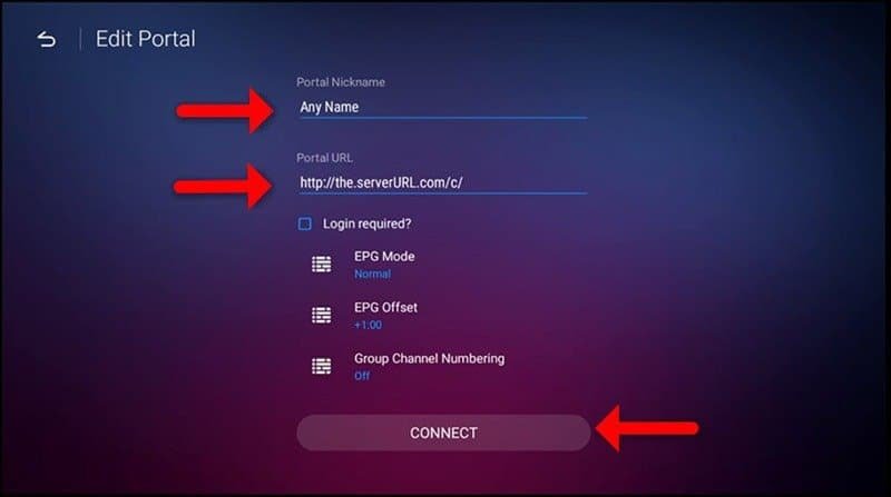 MAG box showing a successful connection with channels loaded