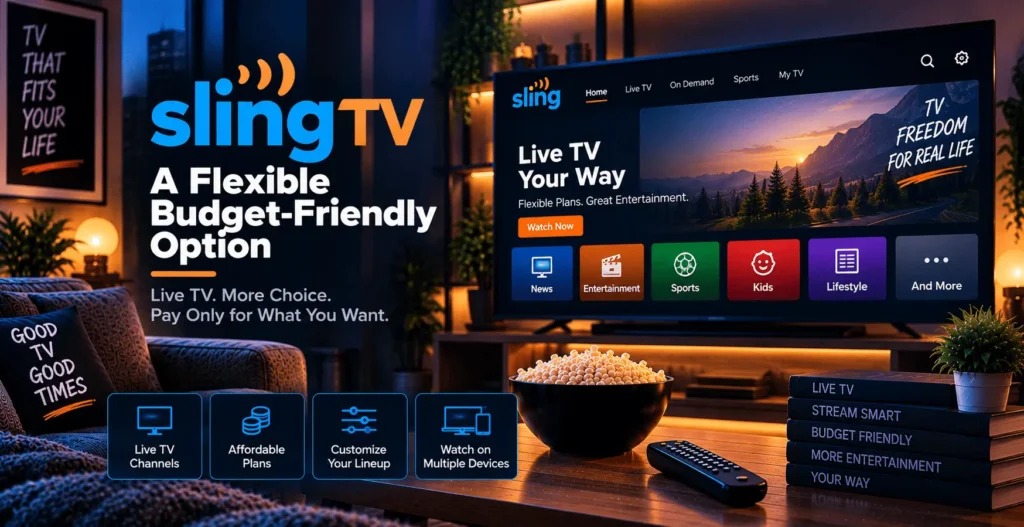 Sling TV streaming on Firestick