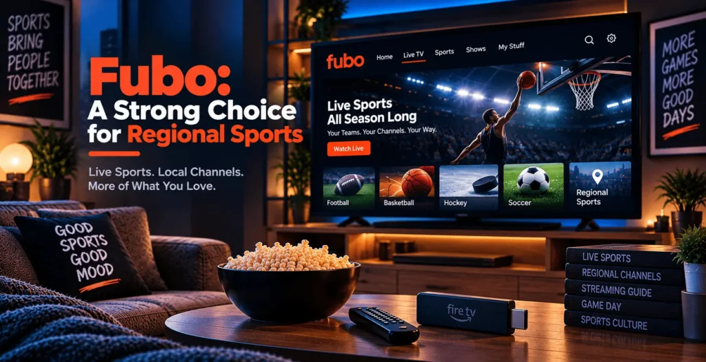 Fubo live TV streaming on Firestick