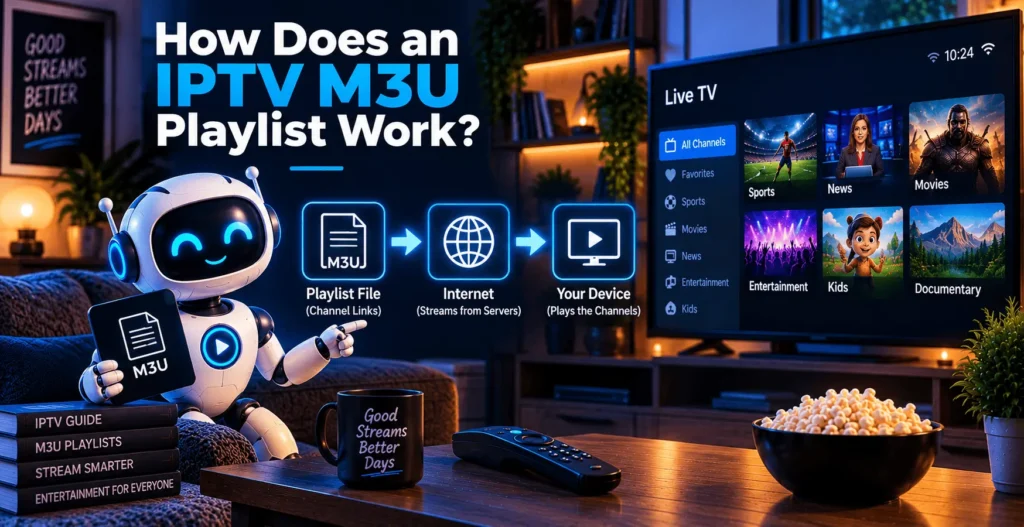 How Does an IPTV M3U Playlist Work