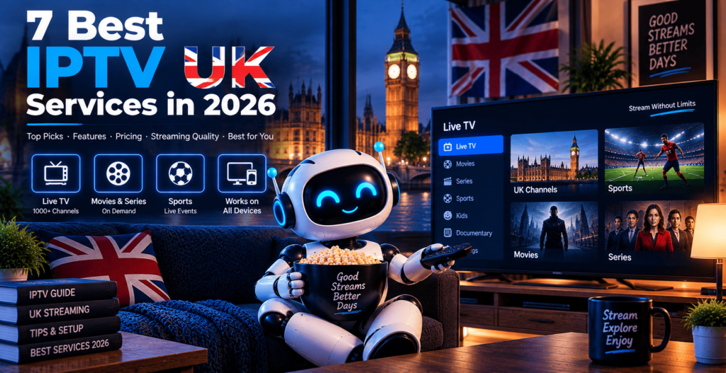 7 Best IPTV UK Services in 2026: RobotIPTV & Top Providers Compared