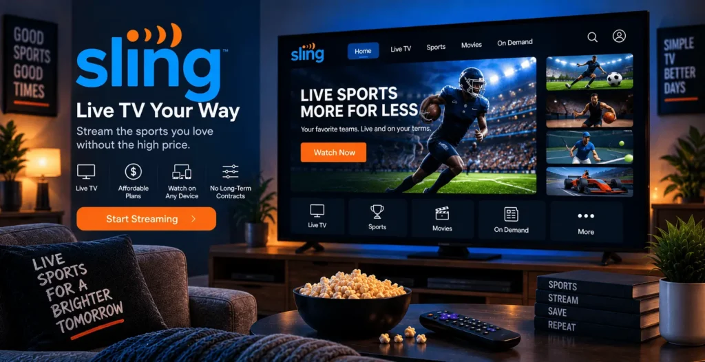 Sling TV for budget sports streaming
