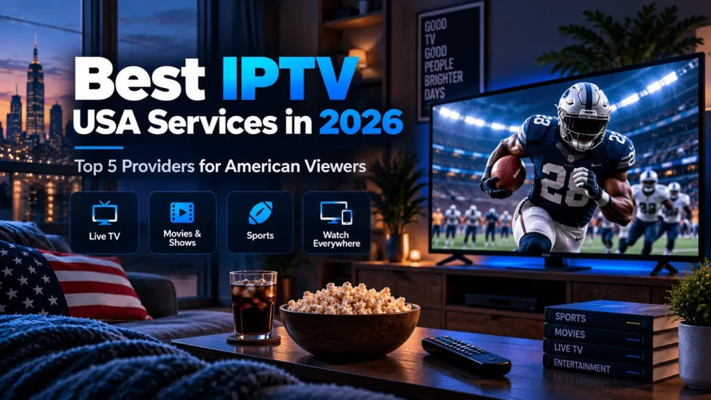 Best IPTV USA Services in 2026 – Top 5 Providers for American Viewers