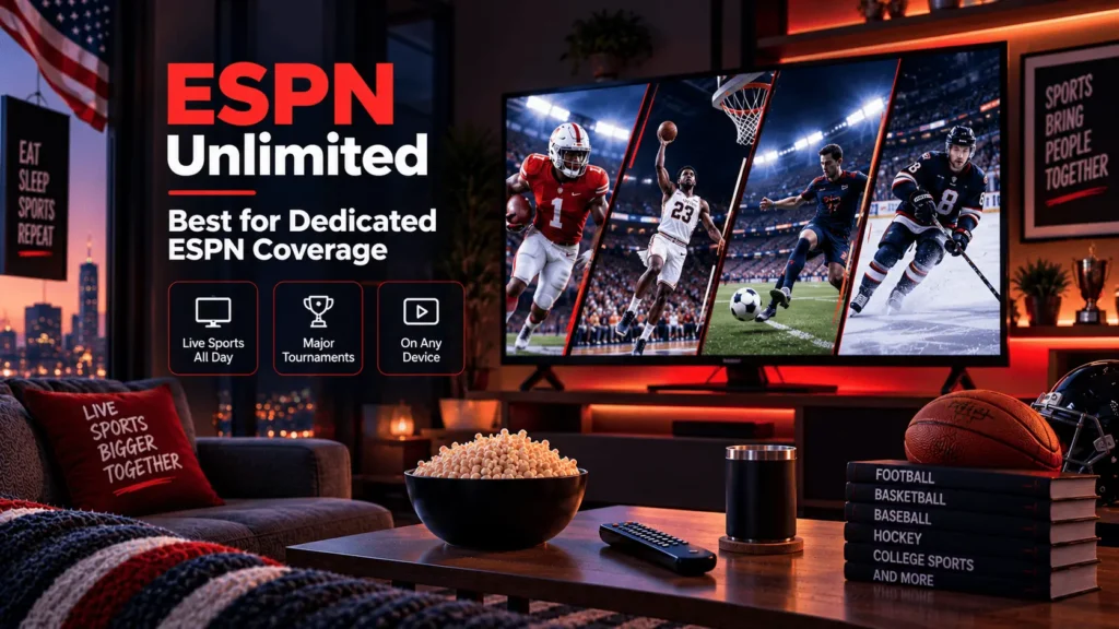ESPN Unlimited best for dedicated ESPN coverage