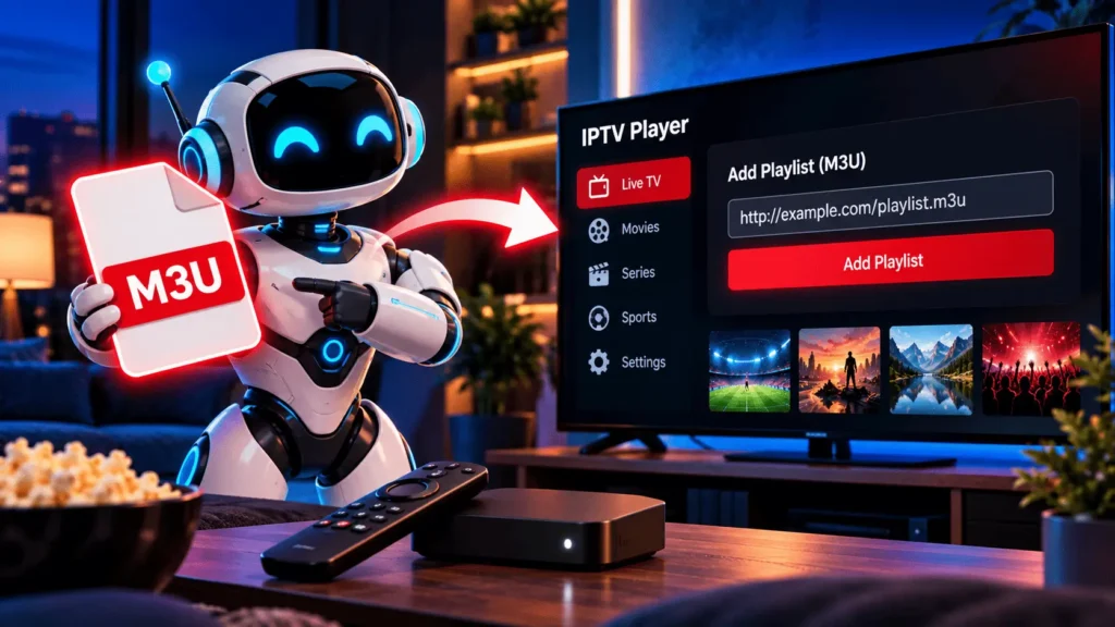 M3U IPTV: How to Add a m3u Playlist to an IPTV Player