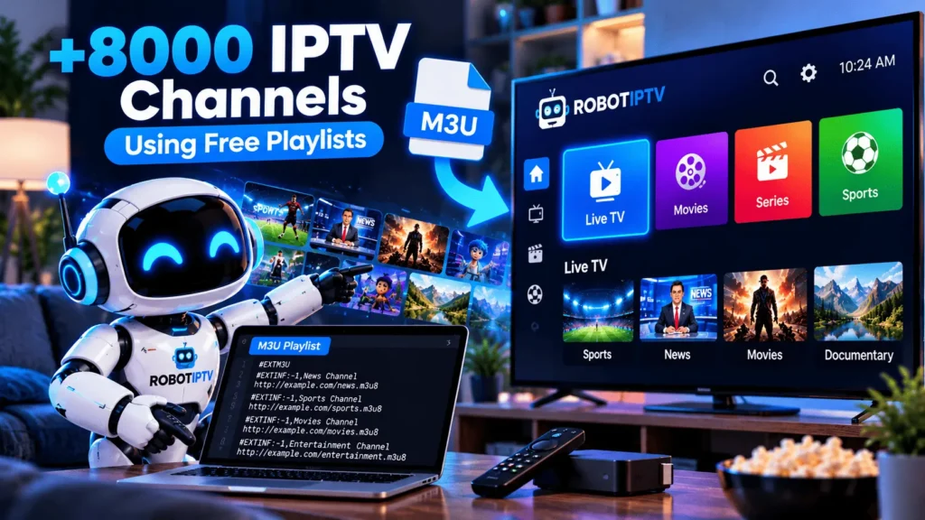 How to Find and Watch +8000 IPTV Channels Using Free Playlists
