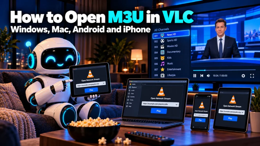 How to open M3U in VLC on Windows, Mac, Android and iPhone